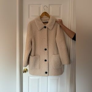 Zara fur shearling coat
